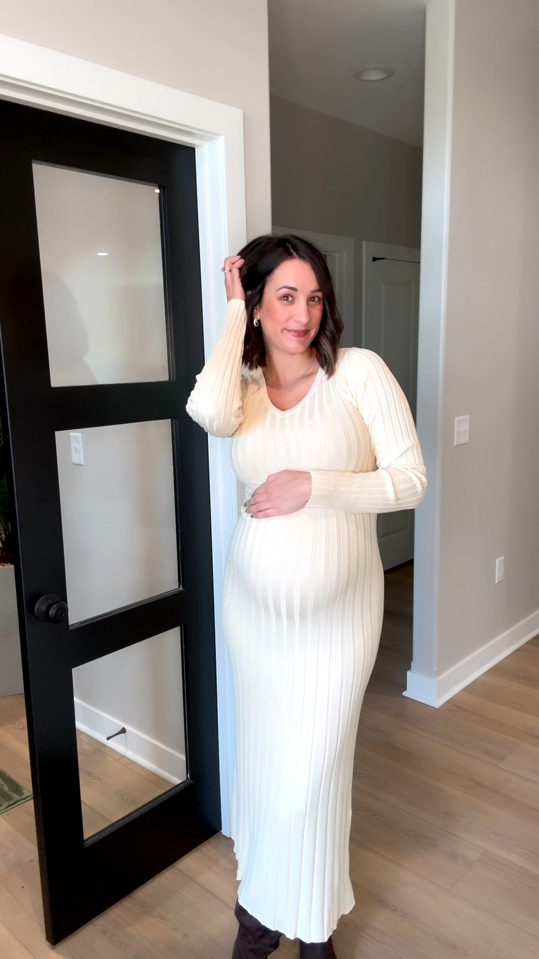 Sweater dresses that are perfect for all your events this holiday season! Dress #1 I am wearing a medium, the rest I have smalls in! These are non maternity but bump friendly! 

#LTKBump #LTKSeasonal #LTKFindsUnder100