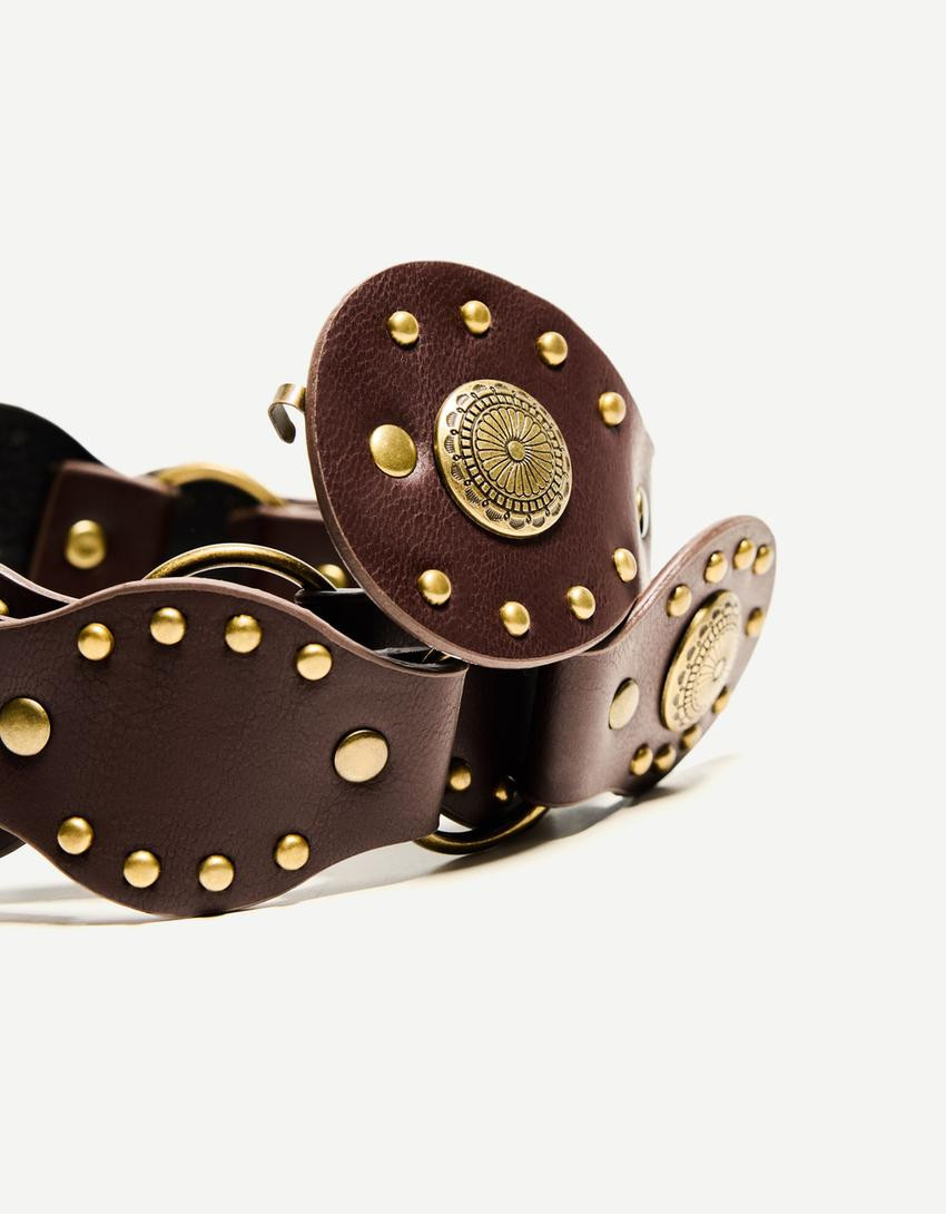 Gürtel mit Metallringen - Gürtel - Damen | Bershka DE