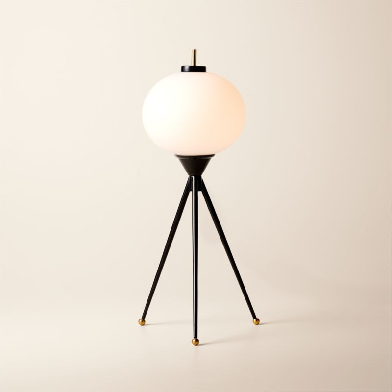 Montaigne Black Tripod Table Lamp by goop + Reviews | CB2 | CB2