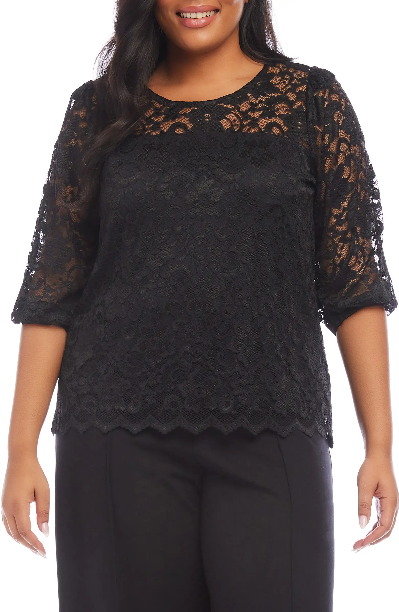 Karen Kane Lace Top | Nordstrom | Nordstrom