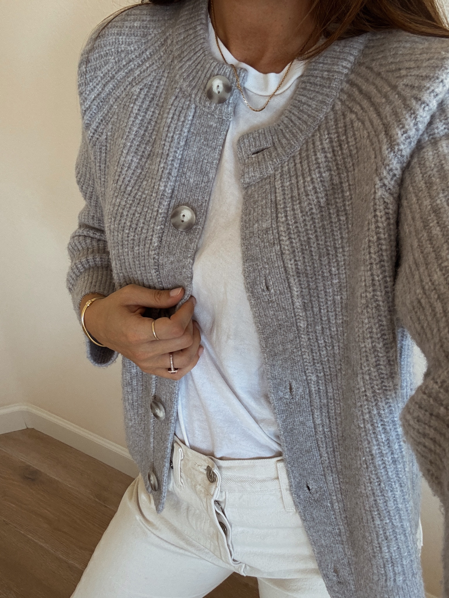 Living in this gray knit cardigan since I got it 🤍 part of the LTK Fall Sale! 20% off with code AFLTK

#LTKFindsUnder100 #LTKFallSale