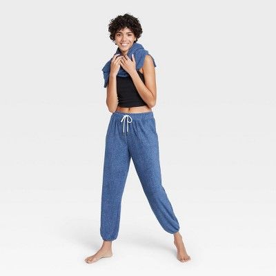Women's Reverse Fleece Lounge Jogger Pants - Colsie™ | Target
