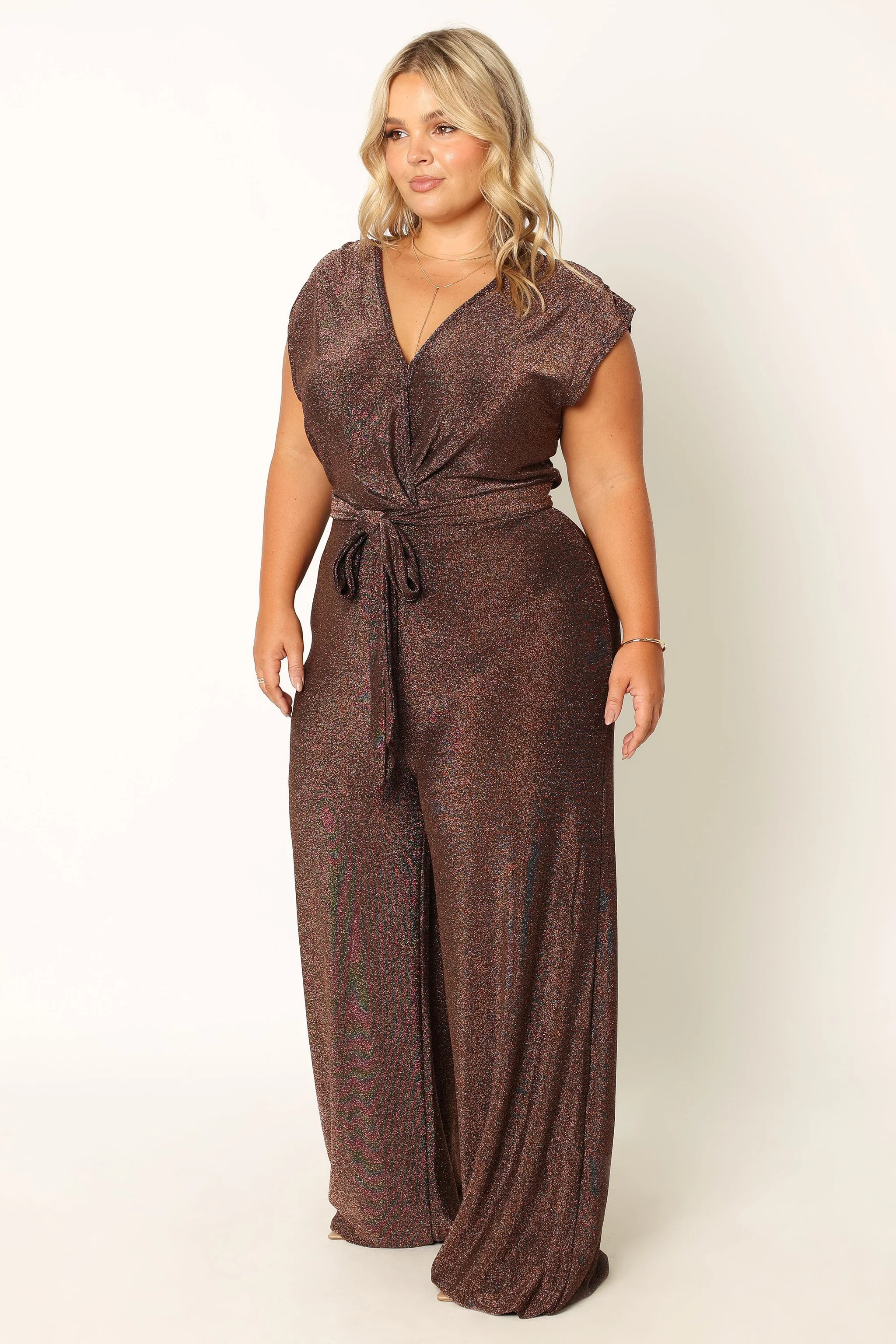 Nora Wide Leg Jumpsuit - Chocolate | Petal & Pup (US)
