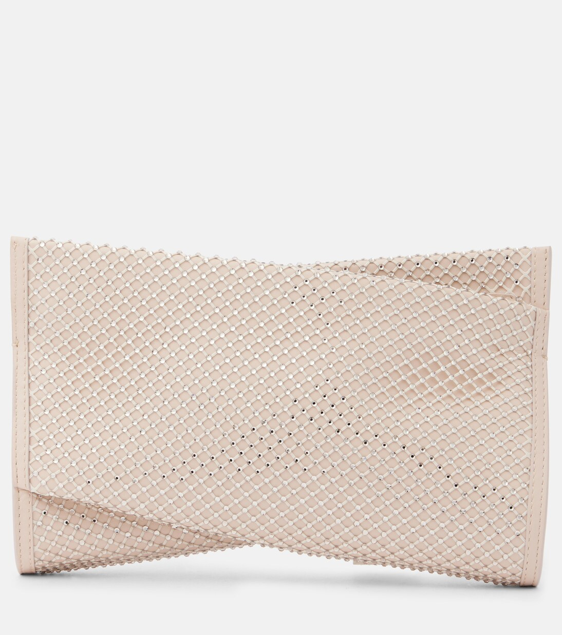 Loubitwist Small leather clutch with strap | Mytheresa (UK)