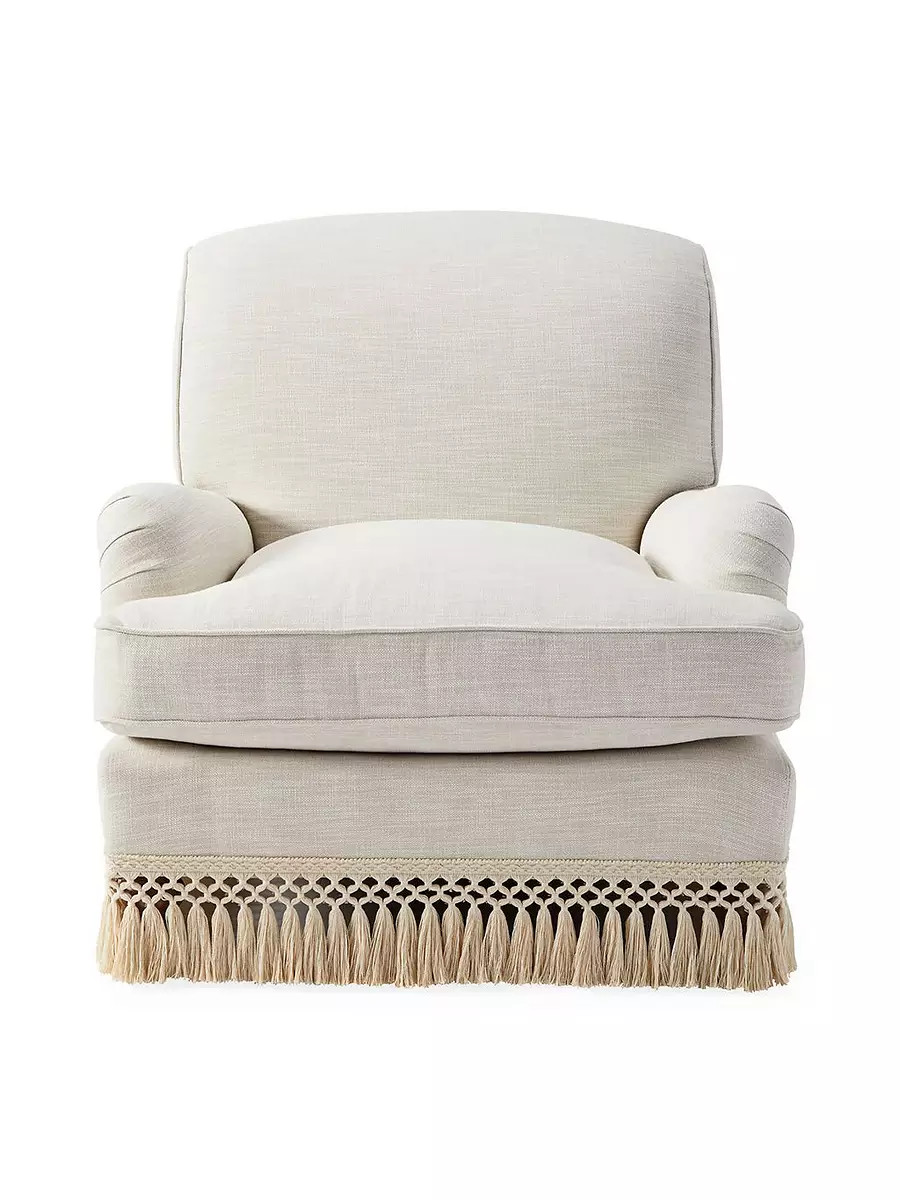 Miramar Fringed Chair | Serena and Lily