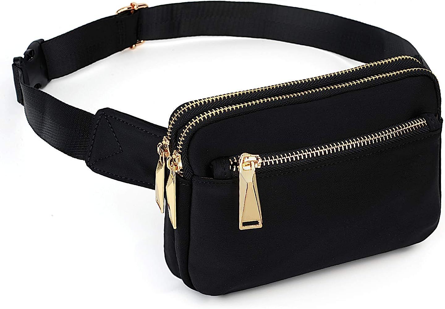UTO Fanny Pack for Women Men Belt Bag Fashion Designer Chest Waist Packs Hip Bumbags for Outdoors... | Amazon (US)