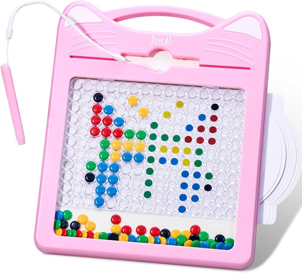 Magnetic Doodle Board for Kids & Toddlers, Magnetic Drawing Board with Magnet Pen & Beads, Magnet... | Amazon (US)