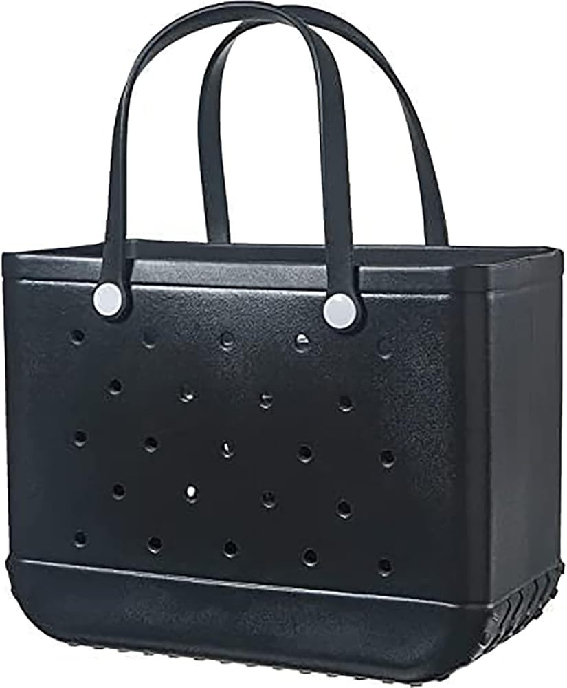 Beach Bag Rubber Tote Bag - Waterproof Travel Bags for Men Women Washable Tote Bag Handbag for Sp... | Amazon (US)