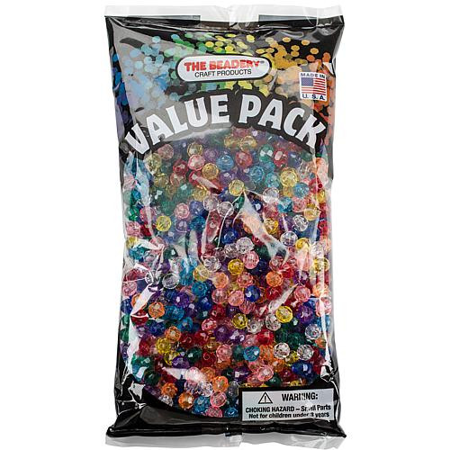 The Beadery Faceted Beads 8mm 900/Pkg-Multicolor | HSN