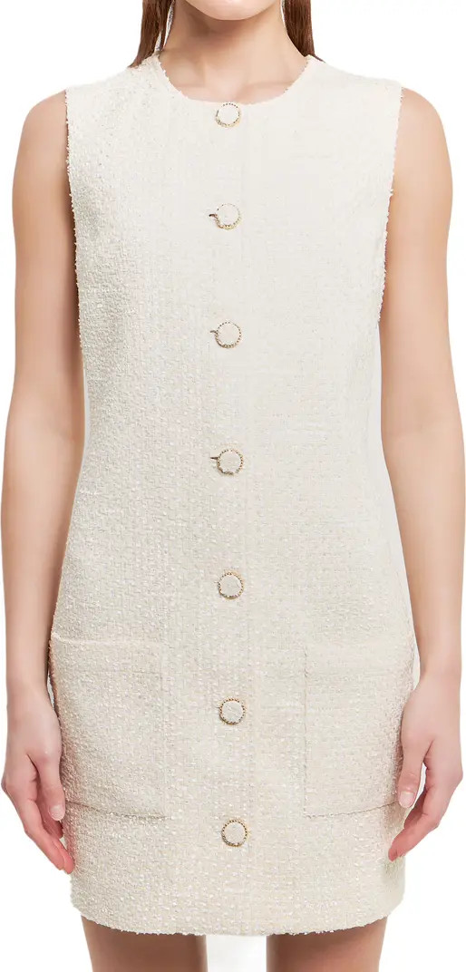 Sleeveless Tweed Minidress | Nordstrom