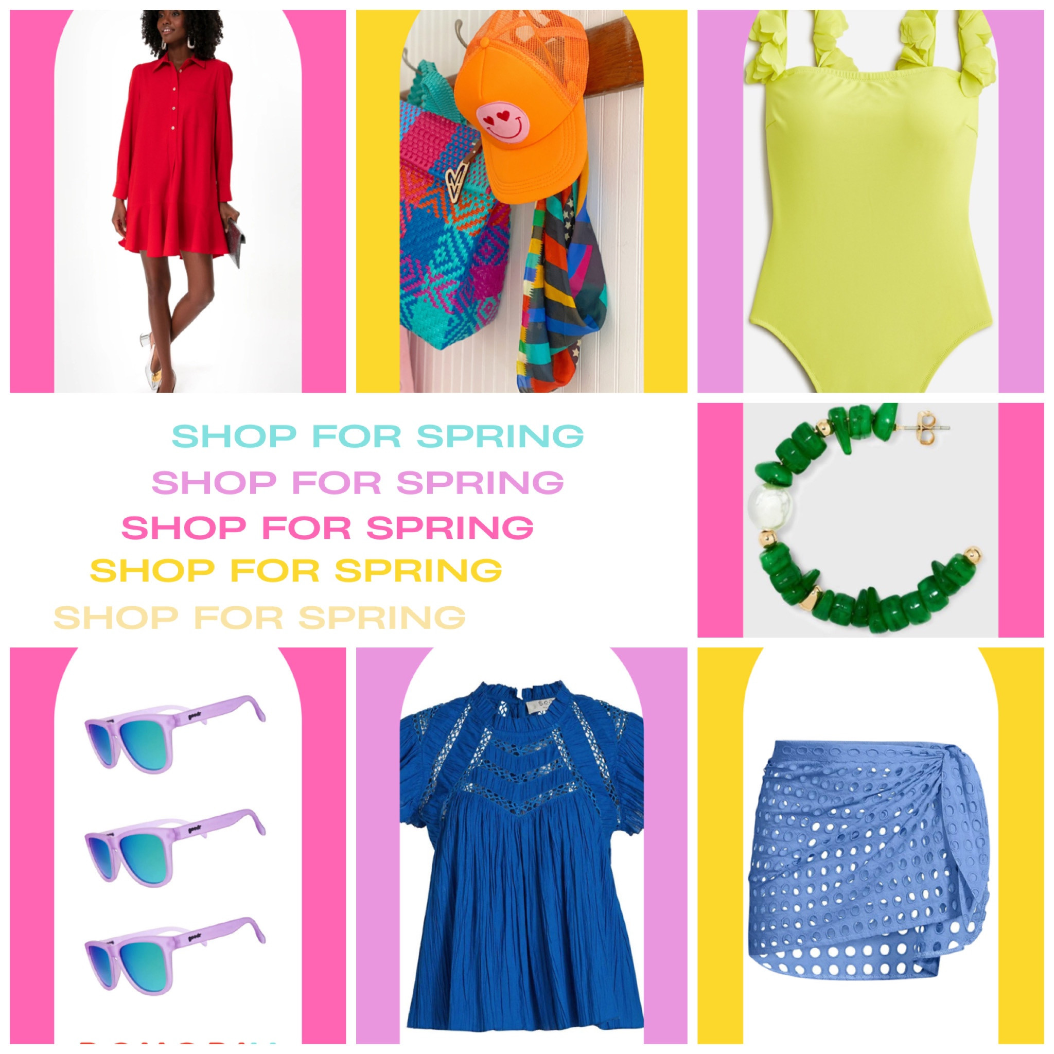 Shop the rainbow for Spring!! 🌈 💕🛍️☀️🌴 #springcolor #roygbiv #shopforspring #confettees #saksfriendsandfamily #sakssale #targetdoesitagain #jcrew #goodr #tnuck

#LTKswim #LTKSeasonal #LTKunder100