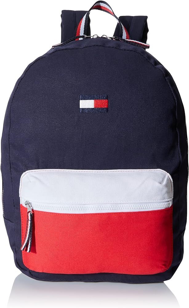 Tommy Hilfiger Men's Backpack Patriot Colorblock Canvas | Amazon (US)