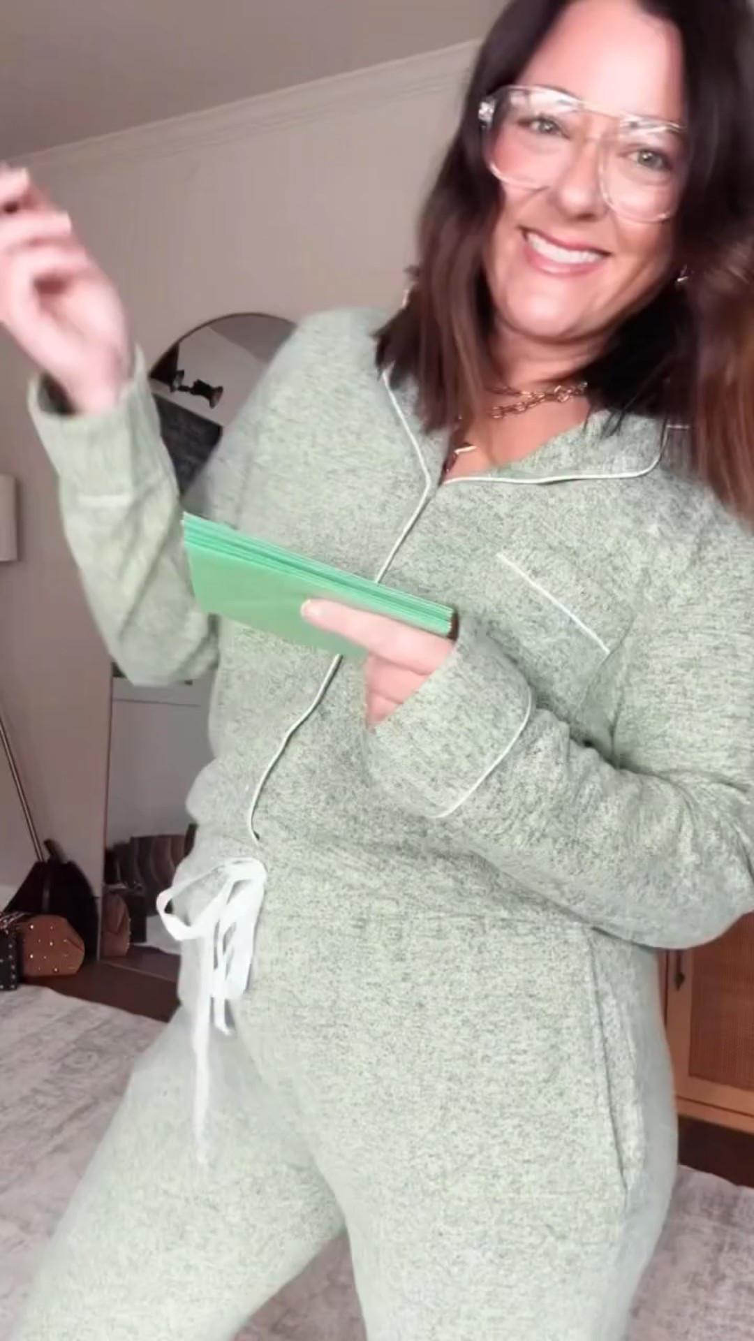 Follow @leighbroadfield03 and comment PJ to shop! 

✨ Cozy Christmas Edit: PJ Edition ✨
Whether you’re writing Christmas cards by the tree, having a festive girls’ night in, or waking up on Christmas morning with your family — these Amazon pajamas have you covered 🎄🎁 Cozy, cute, and perfect for every holiday moment! Which set would you wear first?

🛍️ All linked in my @amazon Storefront and on my @shop.ltk (links in bio) 

#amazonpajamas #holidayedit #cozypajamas #cozy #martini #santa #christmascards #shopping #moviemarathon