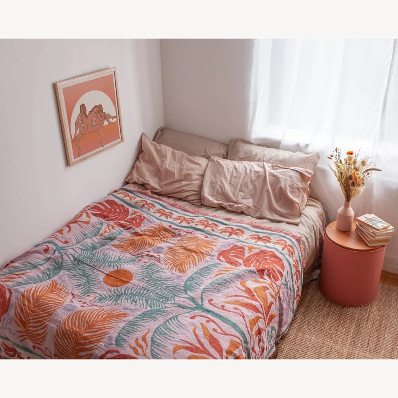 The Areca Woven Blanket | Etsy (US)