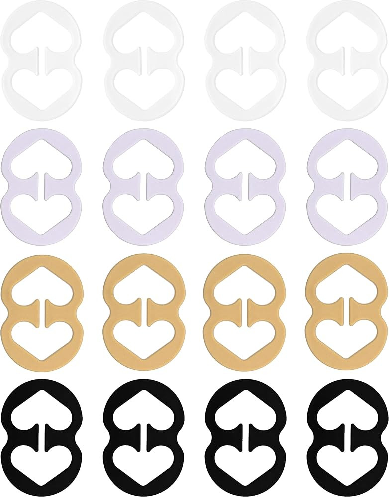 Bra Strap Clips for Racerback, Anti-Slip Buckles Conceal Straps, Racer Back Conceal Straps (Bra S... | Amazon (US)