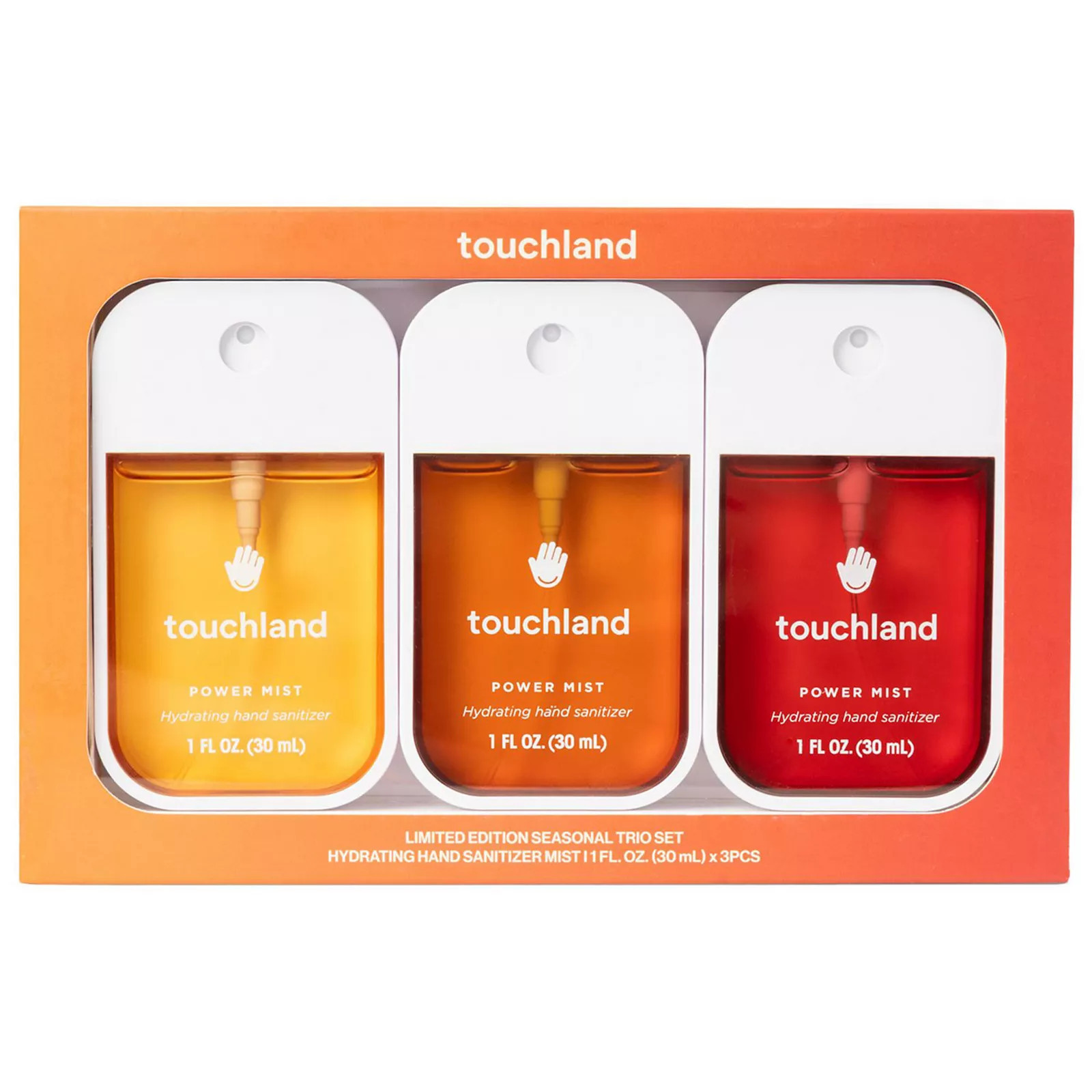 Touchland Limited Edition Power Mist Hydrating Hand Sanitizer Seasonal Trio Set, None | Kohl's