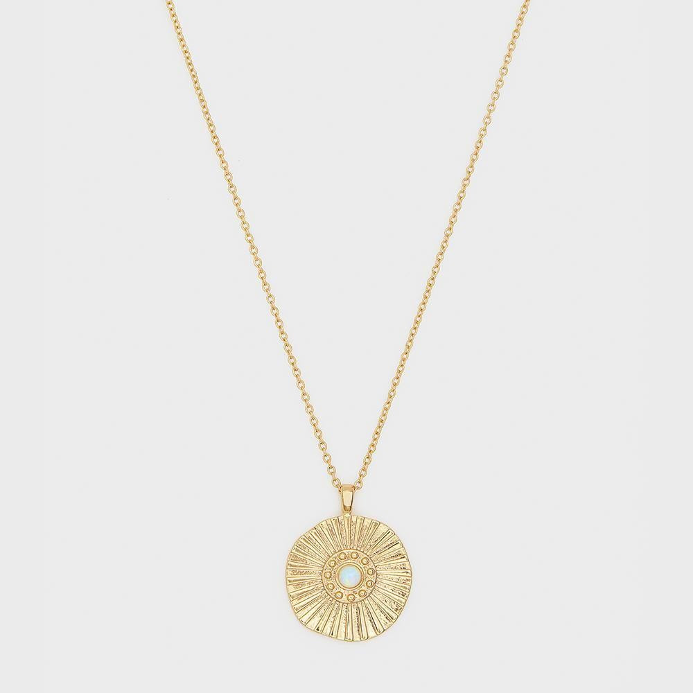Sunburst Coin Necklace | Gorjana