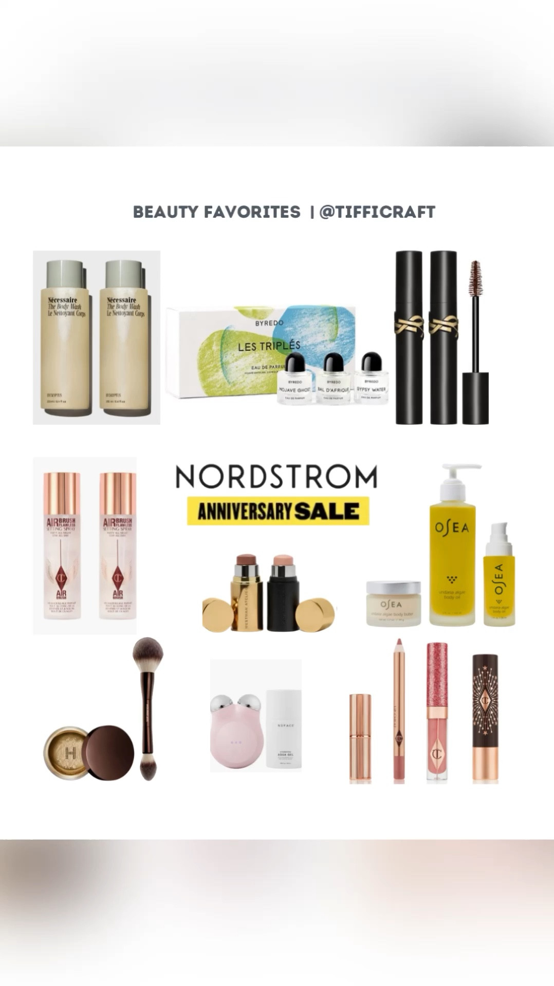 Beauty Finds: My favorite part of the Nordy sale are the beauty deals. Truthfully this is where I mostly invest my $$$. This year they have amazing deals on so many items I already own. My holy grail mascara, ode to Penelope Pink lippie set, most used blush and bronzer sticks, must have airwrap for the hair, two of the best facial devices for snatched skin…I could go on and on. Clearly I love my beauty stash!!! So here’s a roundup of what I suggest to get before it’s gone. Feel free to ping me if you have questions too because I truly own everything on this list and then many others featured in the sale too. Happy beauty shopping!

#LTKxNSale #LTKSummerSales #LTKVideo