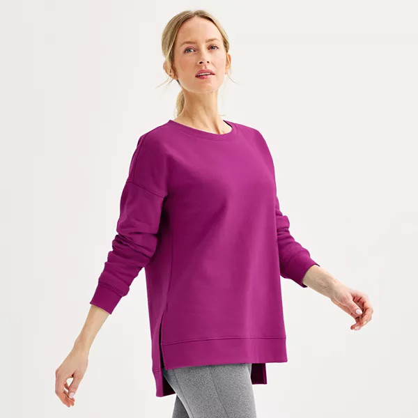 Women's Tek Gear® Long Sleeve Tunic Tee | Kohl's