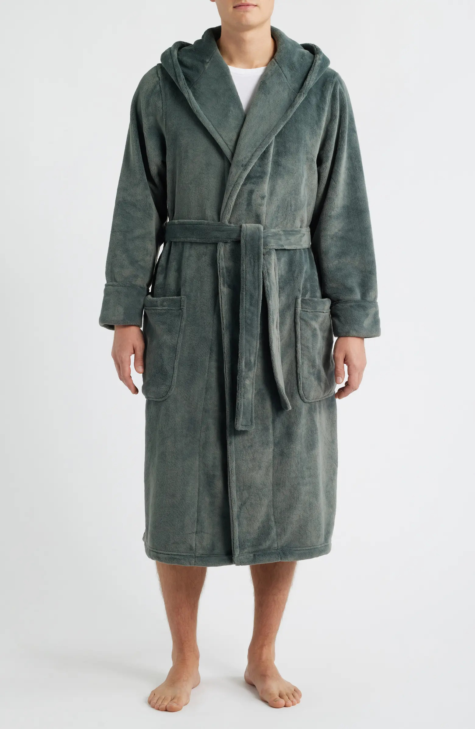 Nordstrom Fleece Hooded Robe | Nordstrom | Nordstrom