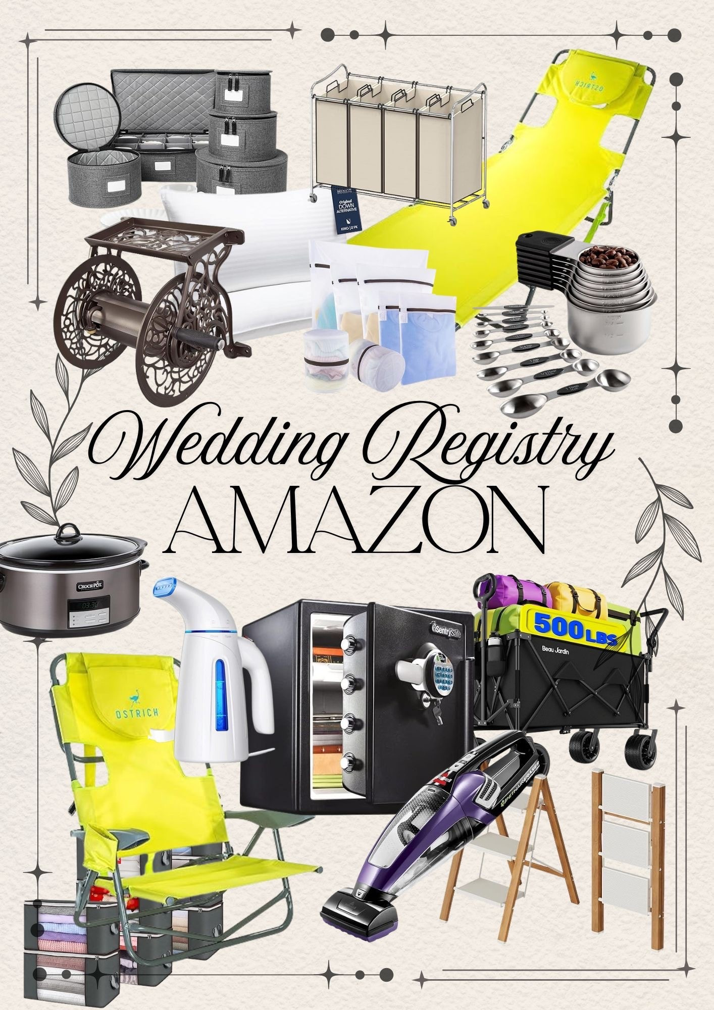 Wedding Registry: Amazon! 🧺🧹🪜 

#LTKWedding #LTKHome