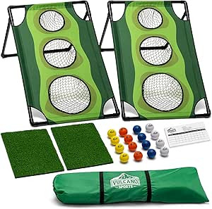 Par 1 Backyard Golf Cornhole Game, Golf Gifts for Men, Golf Accessories for Men, Golf Chipping Ga... | Amazon (US)