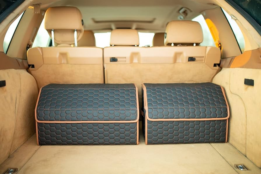 Owleys Foldable Trunk Organizer for Car Storage - Collapsible Auto Trunk Organizer With Lid - Tru... | Amazon (US)