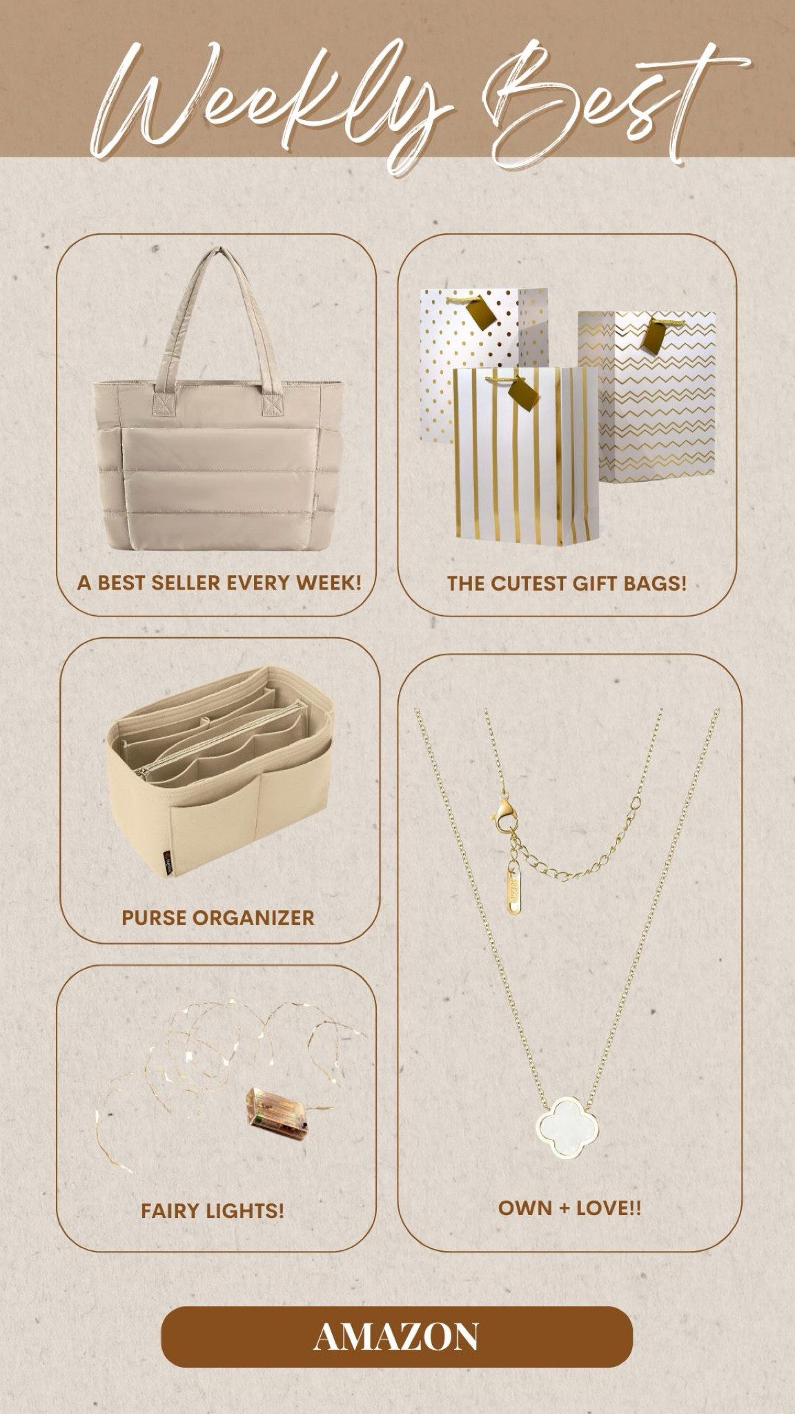 Weekly best Amazon roundup! Guff wrapping, gifts for her, gift guide, home decor.

#LTKGiftGuide #LTKHome #LTKHoliday