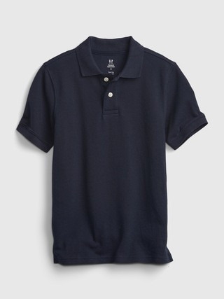 Kids Organic Cotton Uniform Polo Shirt | Gap (US)