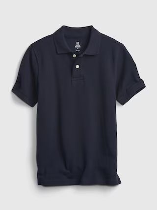 Kids 100% Organic Cotton Uniform Polo Shirt | Gap (US)