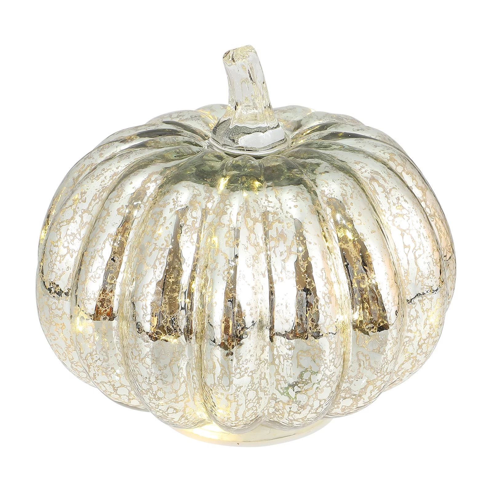 Pumpkin Lampglass Decor Led Decorations Light Simulated Mercury Pumpkins Autumn Powered Lights Th... | Walmart (US)