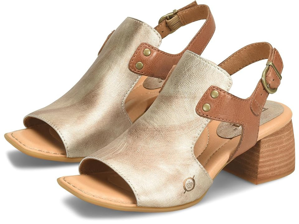 Born Sylvie Women's Shoes Light Gold : 11 M (B), Leather | Zappos