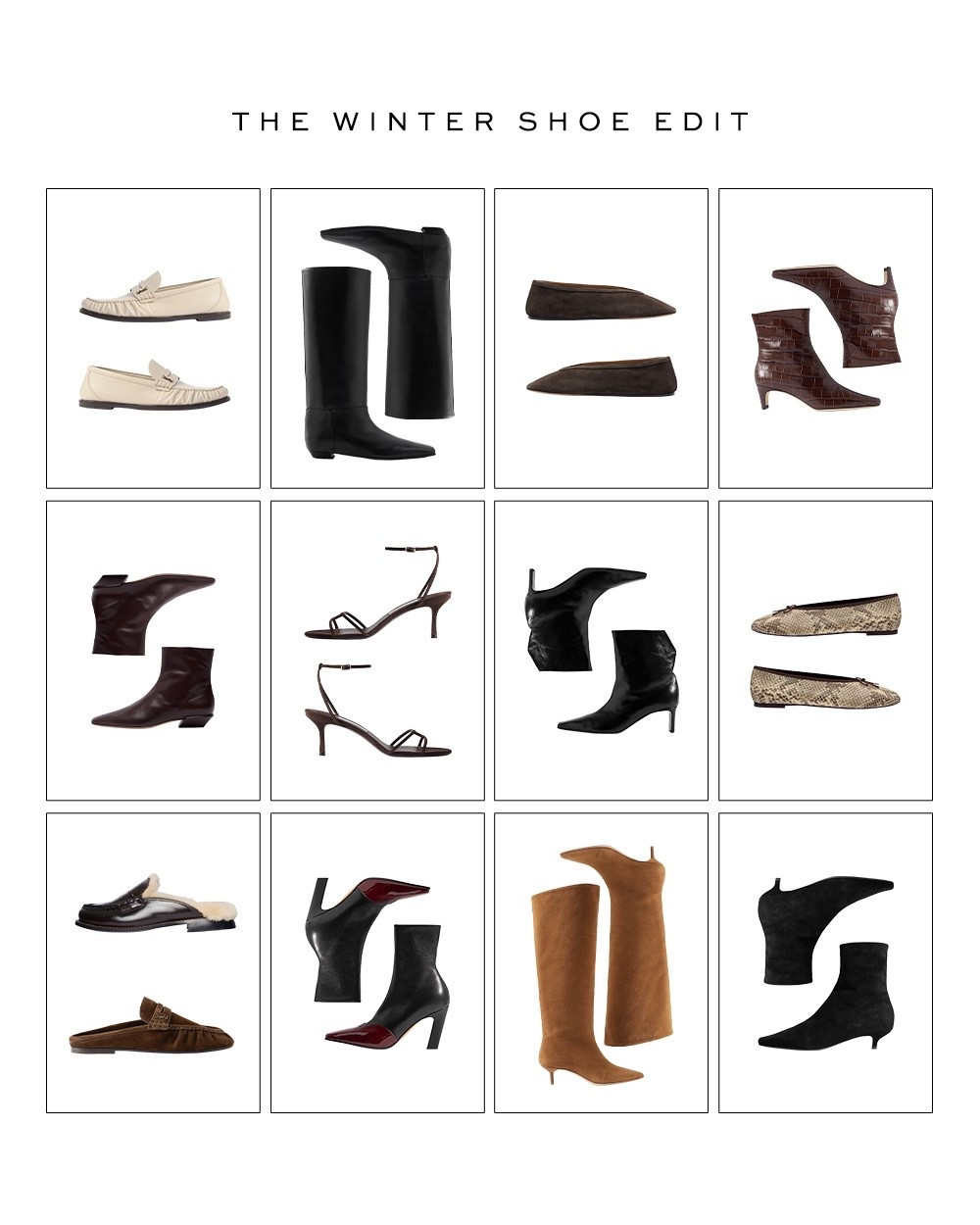 The Winter Shoe Edit

#LTKSeasonal