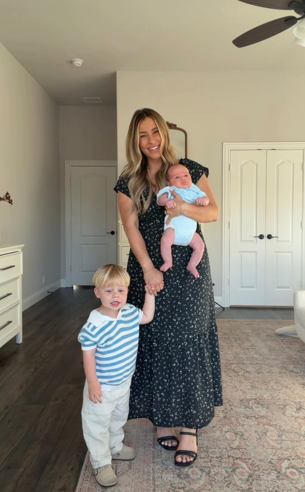 Our church outfits! I’m a medium in the dress 

#LTKBaby #LTKMidsize #LTKmomlife