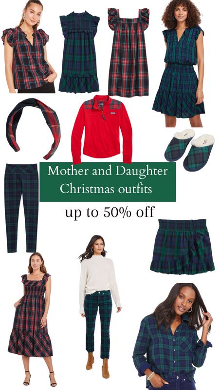 Mommy and Me Christmas outfits on major sale.  Save up to 50% off these Christmas plaids for mother and daughter 

#LTKsalealert #LTKSeasonal #LTKfamily