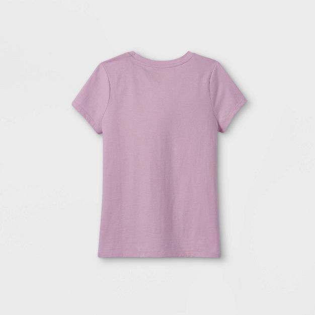 Girls' 'Tie-Dye Hearts' Graphic T-Shirt - Cat & Jack™ Light Purple | Target