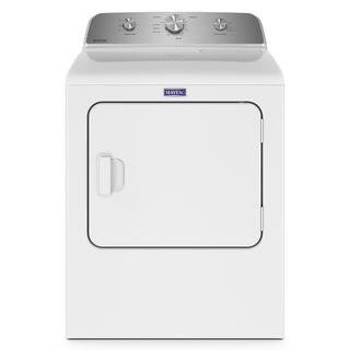 Maytag 7.0 cu. ft. Vented Electric Dryer in White MED4500MW - The Home Depot | The Home Depot