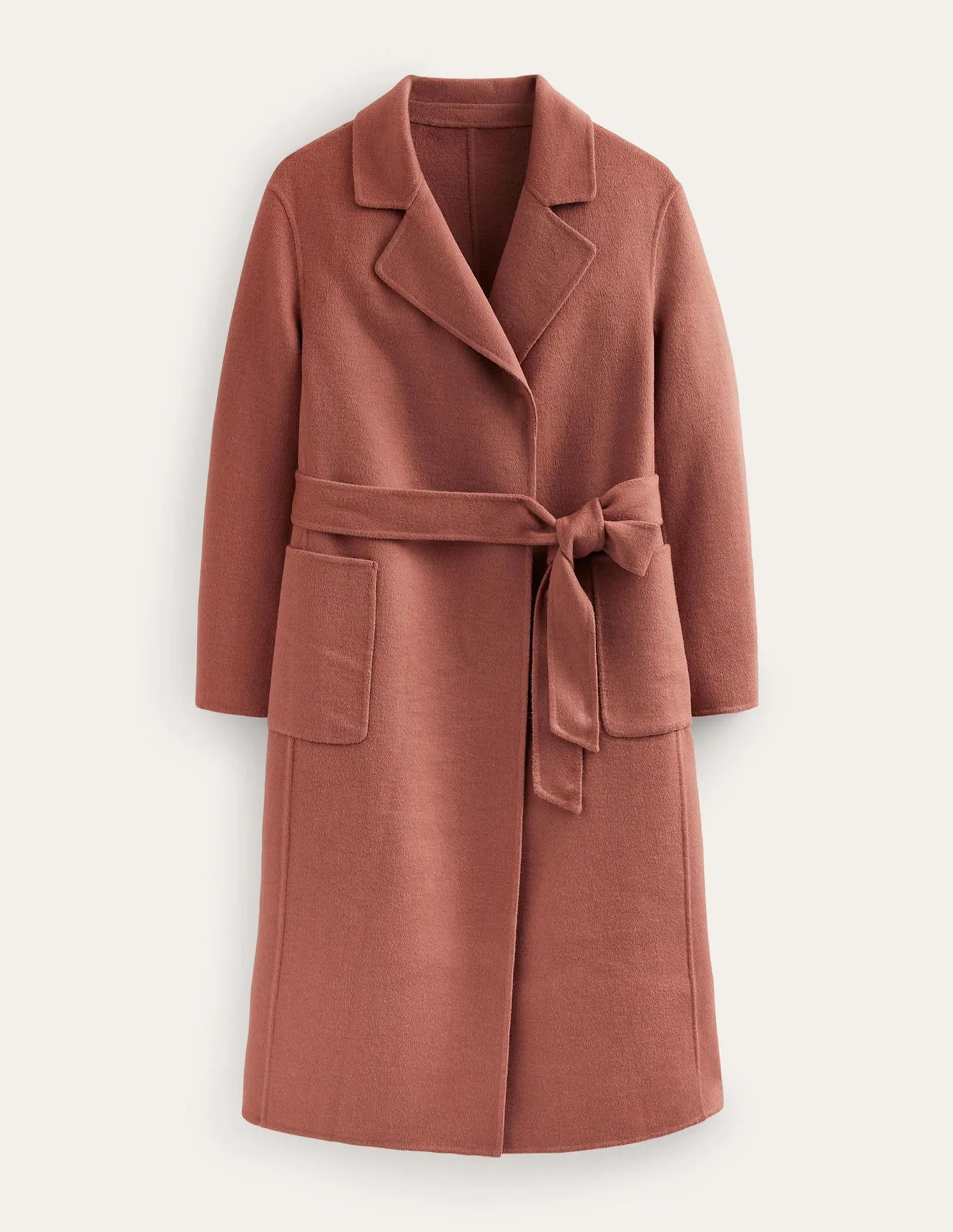 Bristol Wool-Blend Coat - Dusty Pink | Boden (UK & IE)