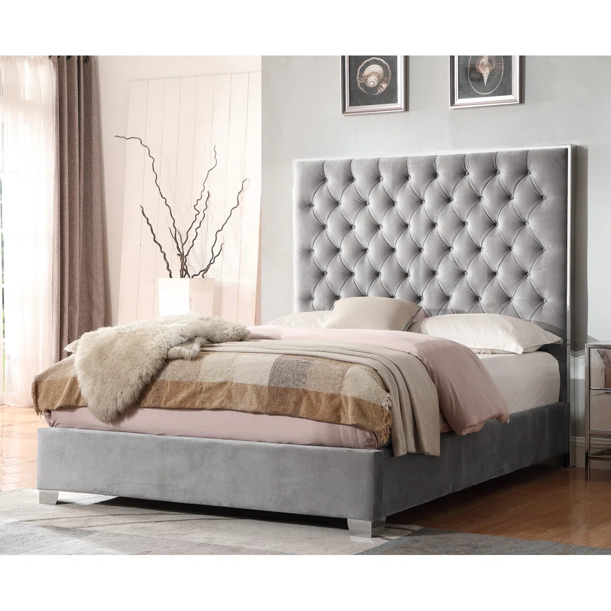 Roula Upholstered Standard Bed | Wayfair North America