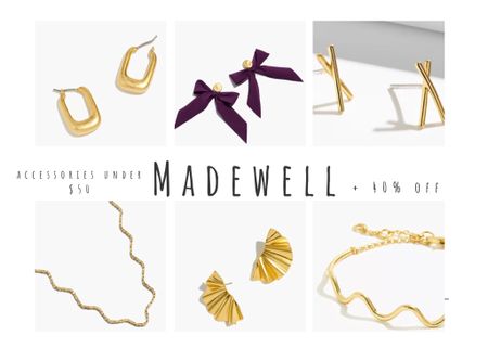 Under $50 jewelry gifts for her. Now save 50% during the Madewell cyber sale

#LTKGiftGuide #LTKsalealert #LTKCyberweek
