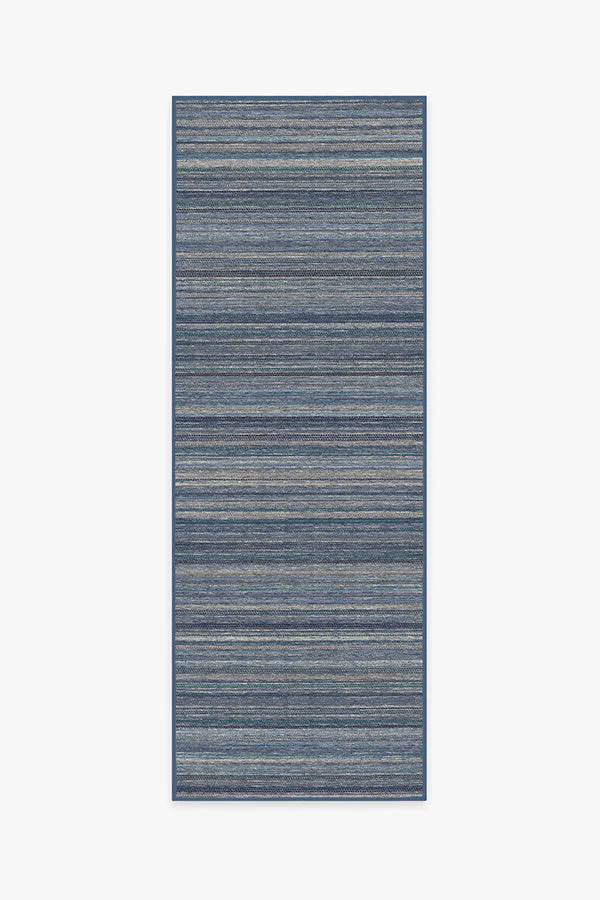 Multi Stripe Blue Rug | Ruggable