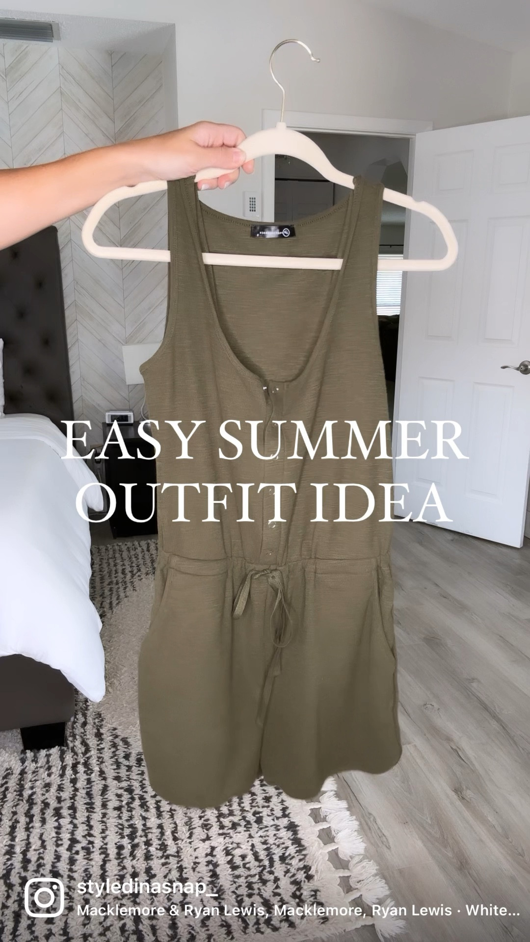 GRWM | Easy Summer Outfit Idea 👊🏼 Romper + Denim Jacket + Cute Accessories = 😍 You just can’t go wrong with this combo! 

👉🏼Follow me for more cute, easy and affordable summer outfit ideas👈🏼

Wearing a small in the romper :) 

#LTKFind #LTKunder50 #LTKstyletip