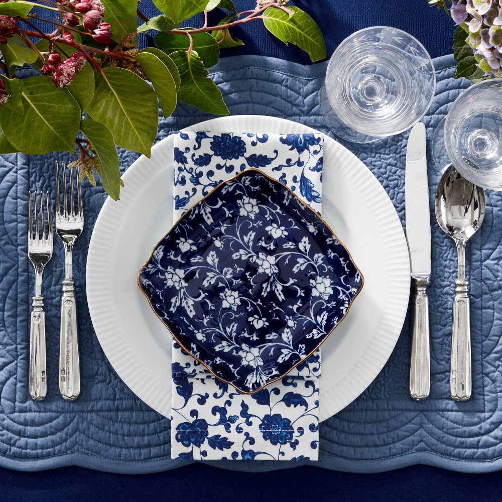 Marlo Thomas x Williams Sonoma Blue Floral Appetizer Plates | Williams-Sonoma