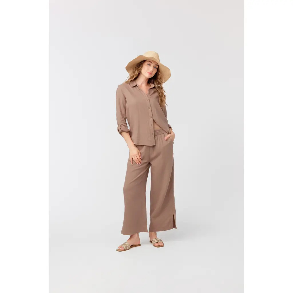 Cabana Life Gauze Travel Pant in Sand at Nordstrom, Size X-Small 26 | Nordstrom