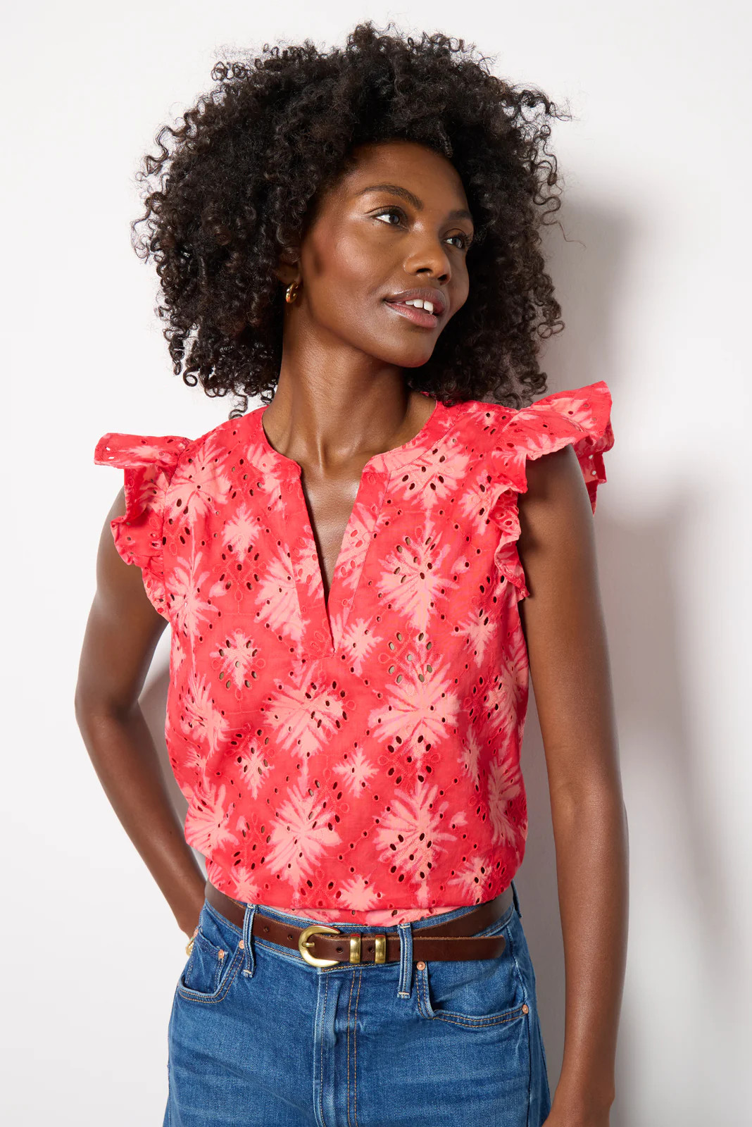 Nadia Flutter Top | Evereve