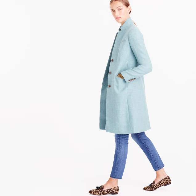 Regent topcoat in double-serge wool | J.Crew US