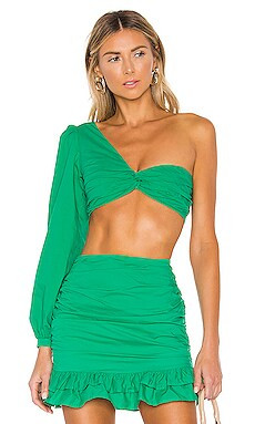 Lovers + Friends Ava Top in Kelly Green from Revolve.com | Revolve Clothing (Global)