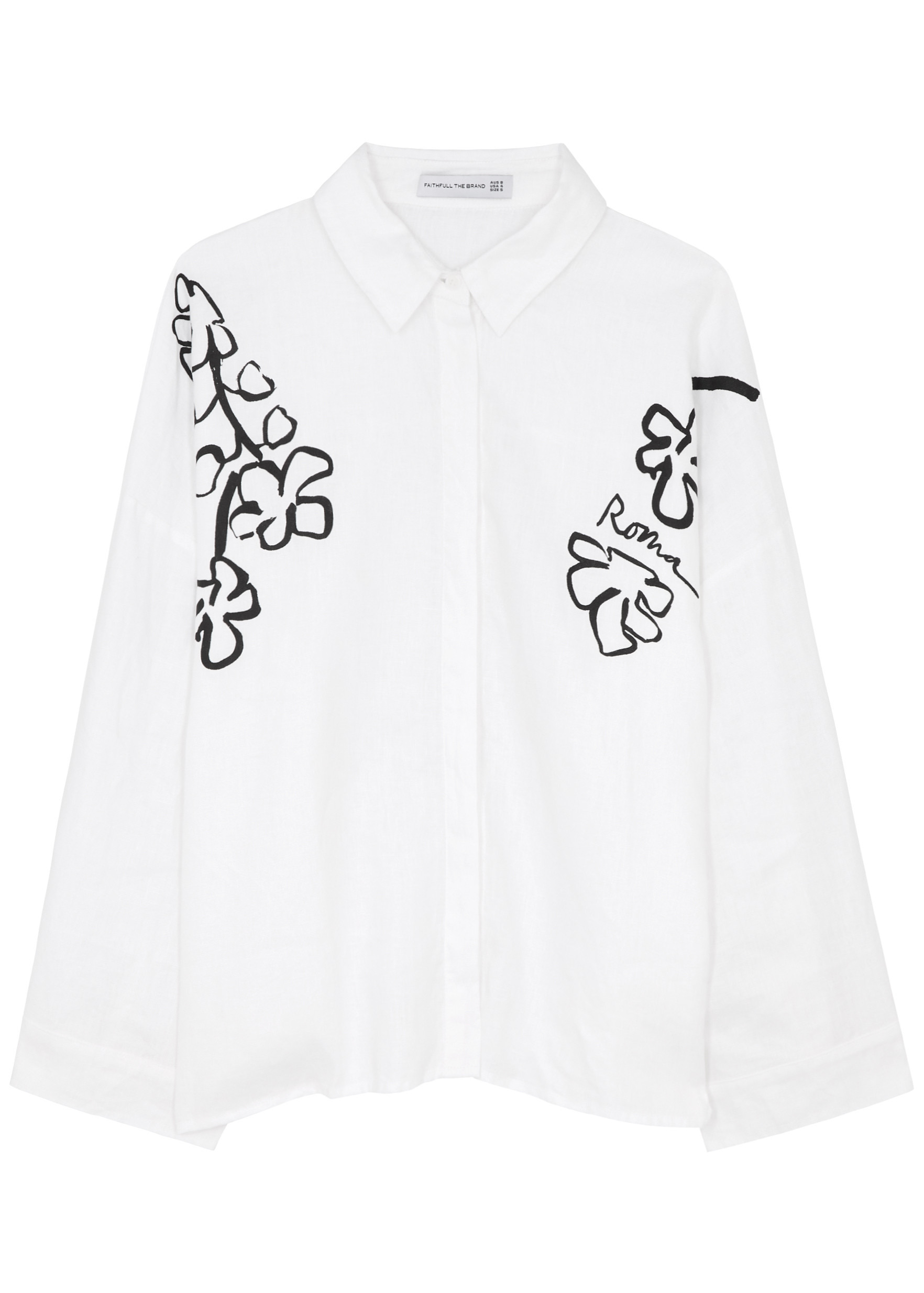 Rossa printed linen shirt | Harvey Nichols