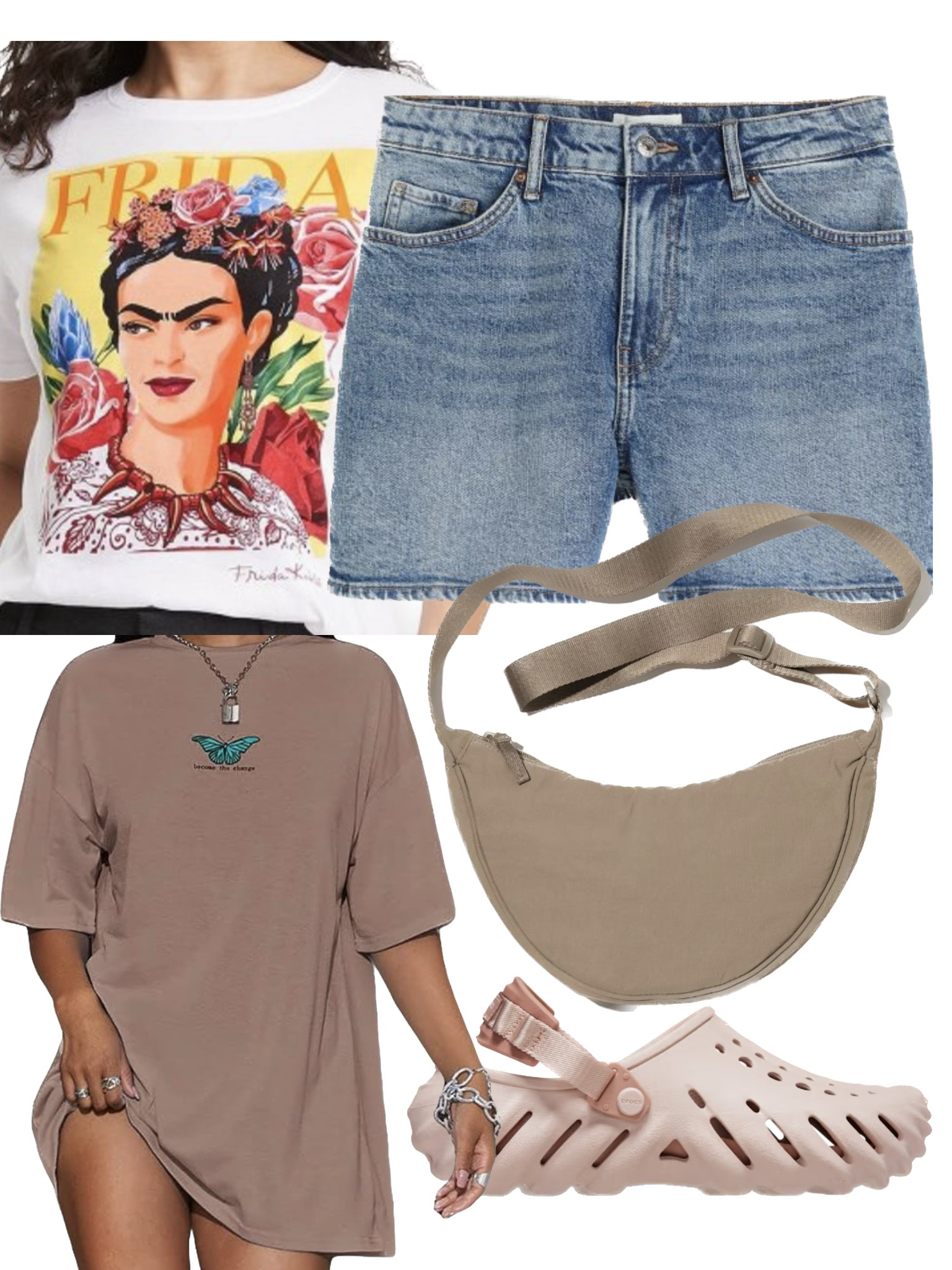 Summer oversized T’s 
Butterfly T: Apricot Graphic Print/Amazon

#LTKsalealert #LTKstyletip #LTKunder50