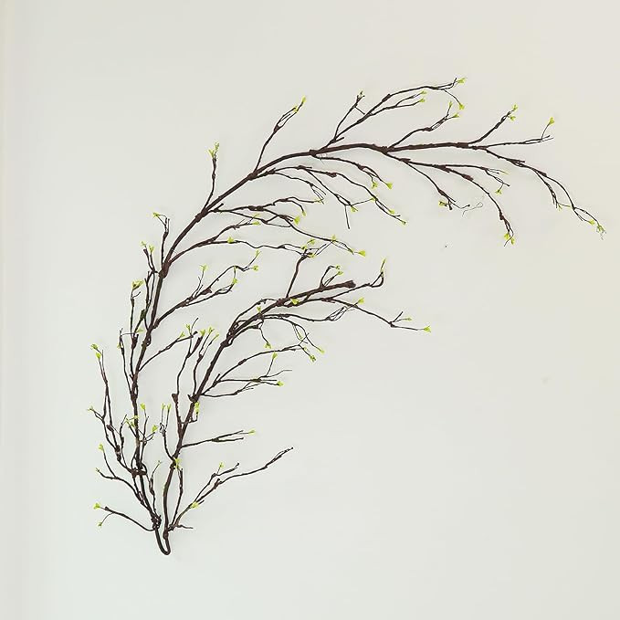 300cm/118inch Long Realistic Artificial Fake Tree Branches Bendable Wood Greenery Twigs Willow St... | Amazon (US)